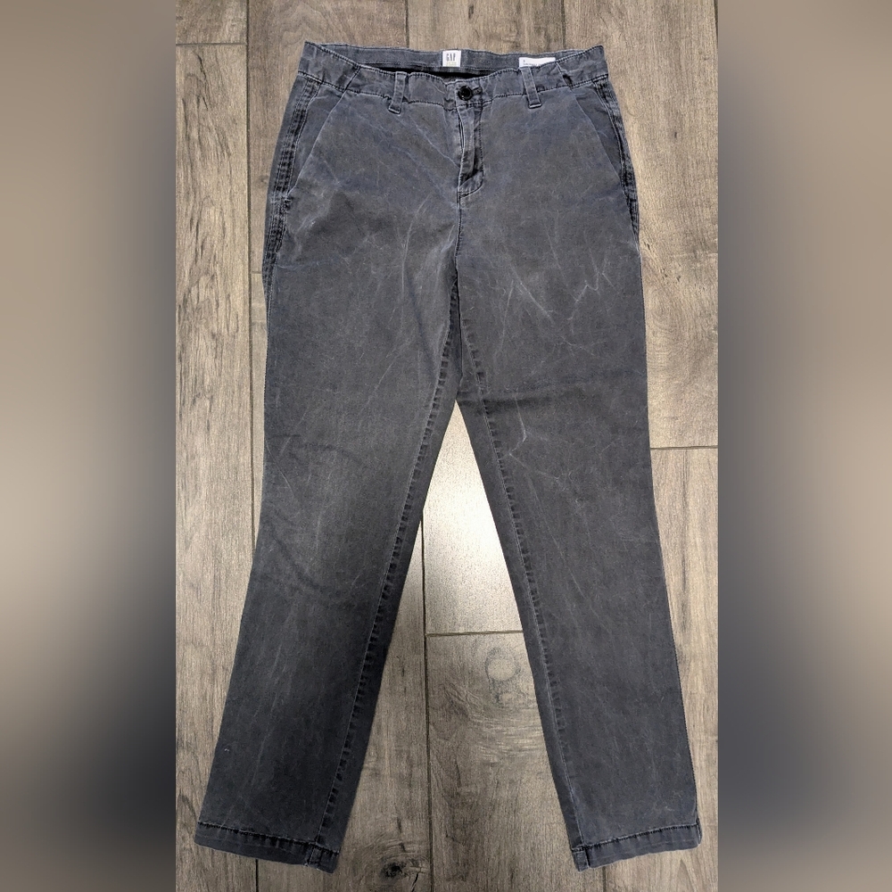 GAP Women's Boot Cut Pants in Washed Black